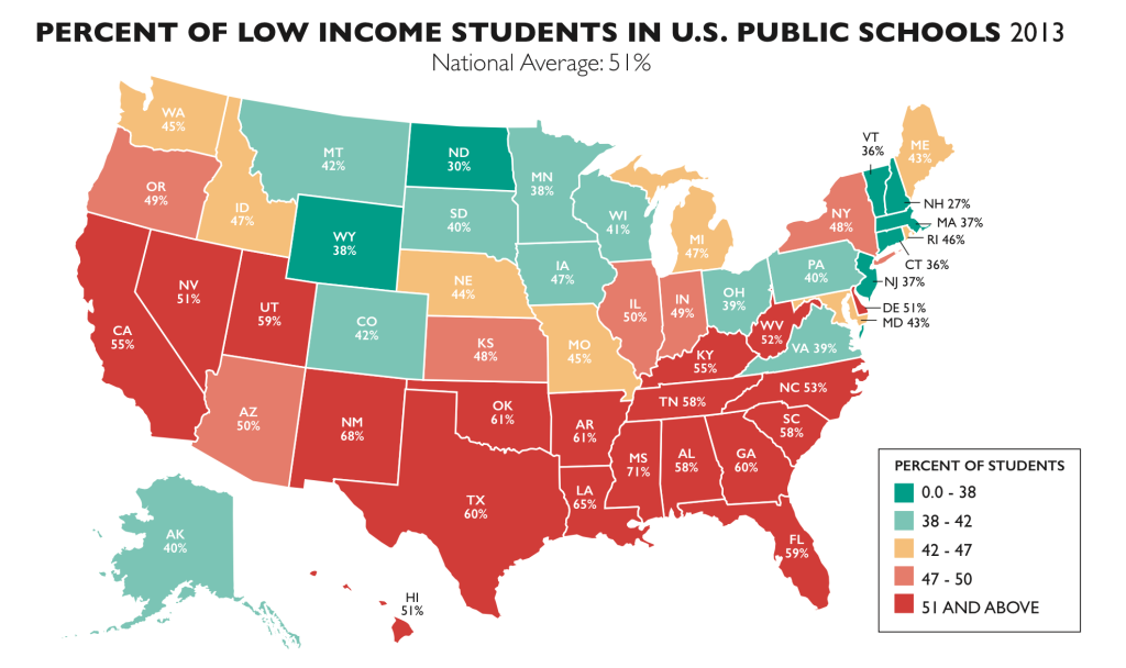 students in poverty