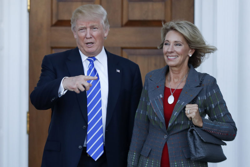 Donald Trump, Betsy DeVos