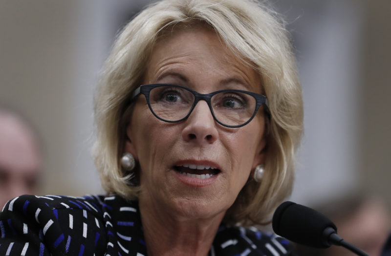 devos sexual assault guidelines