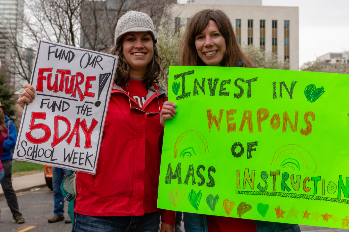 colorado teacher rally