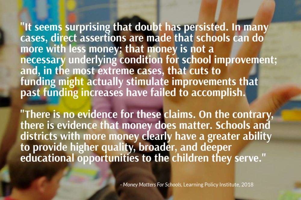 money matters for schools