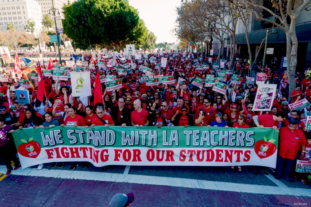 'A Standoff Over the Future of Public Education' L.A. Teachers Ready