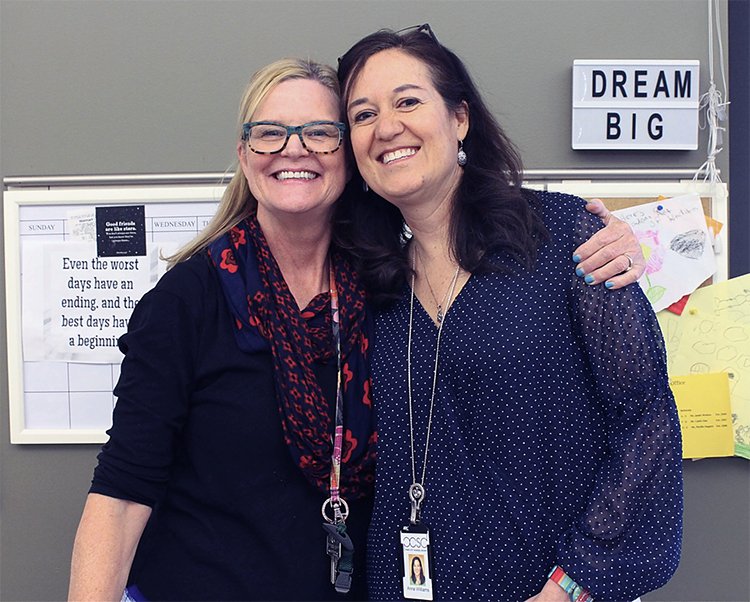Melanie Moffat and Anna Martinez Williams