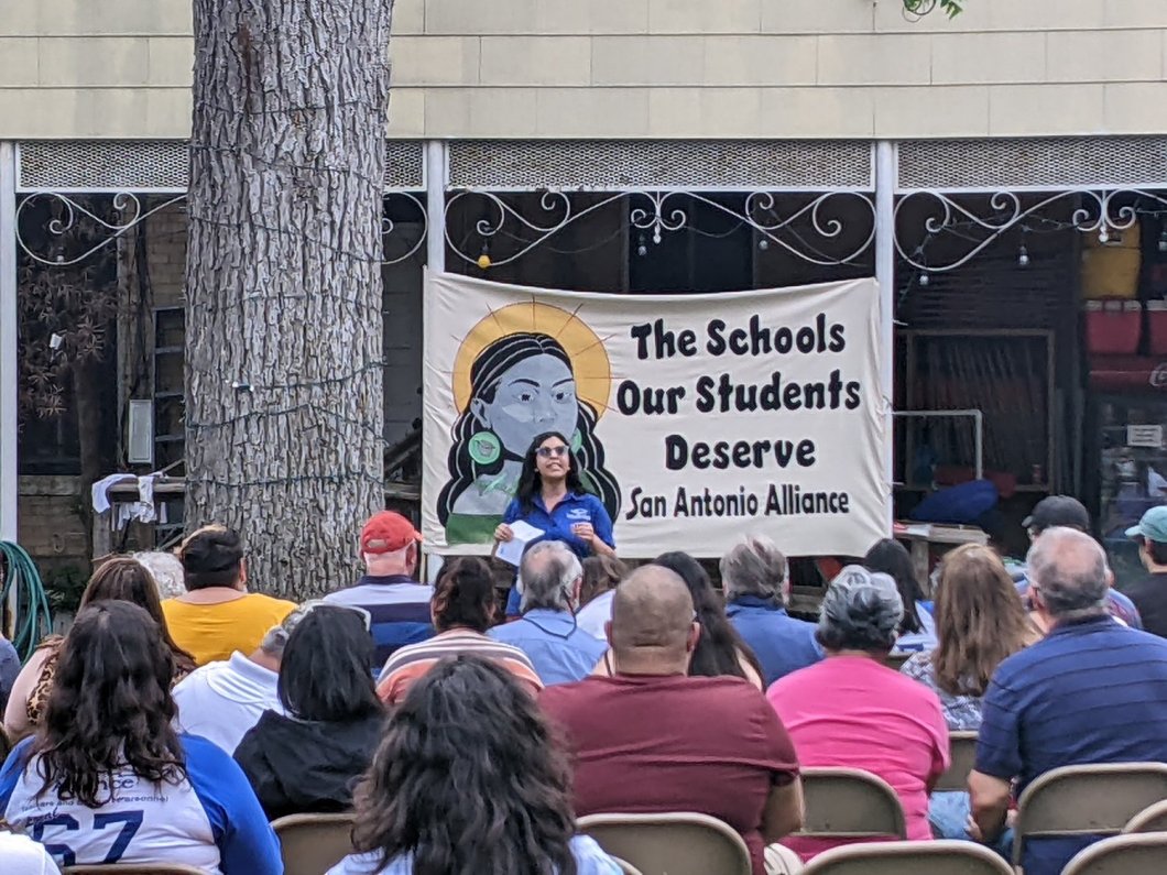San Antonio Alliance of Teachers and Support Personnel rally