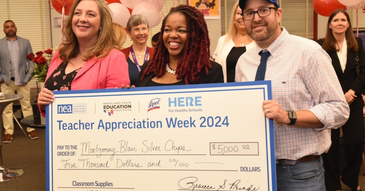 NEA Surprises Maryland Teachers for Teacher Appreciation Week | NEA