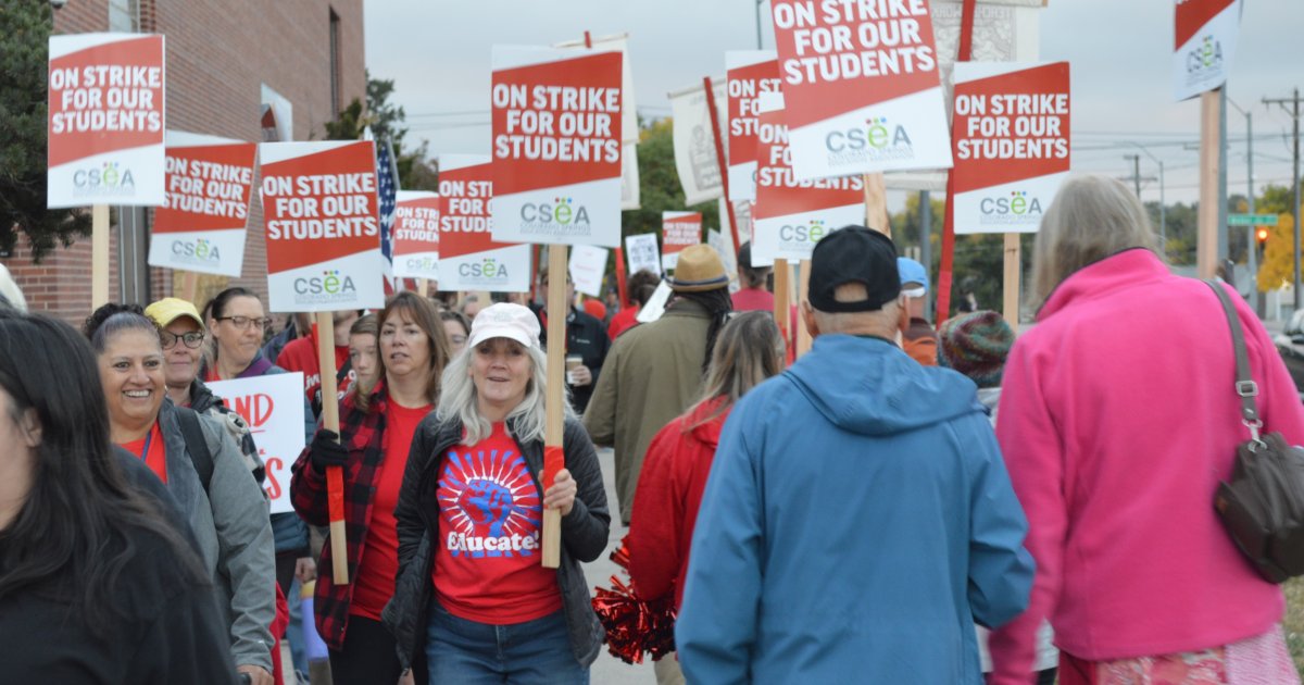 Despite district threats, educators strike in Colorado Springs