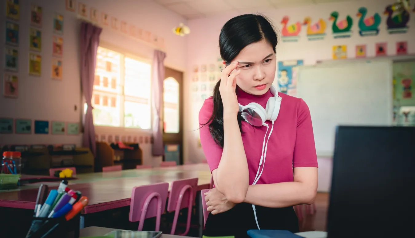 teacher and tech fatigue