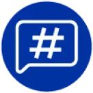 Hashtag icon