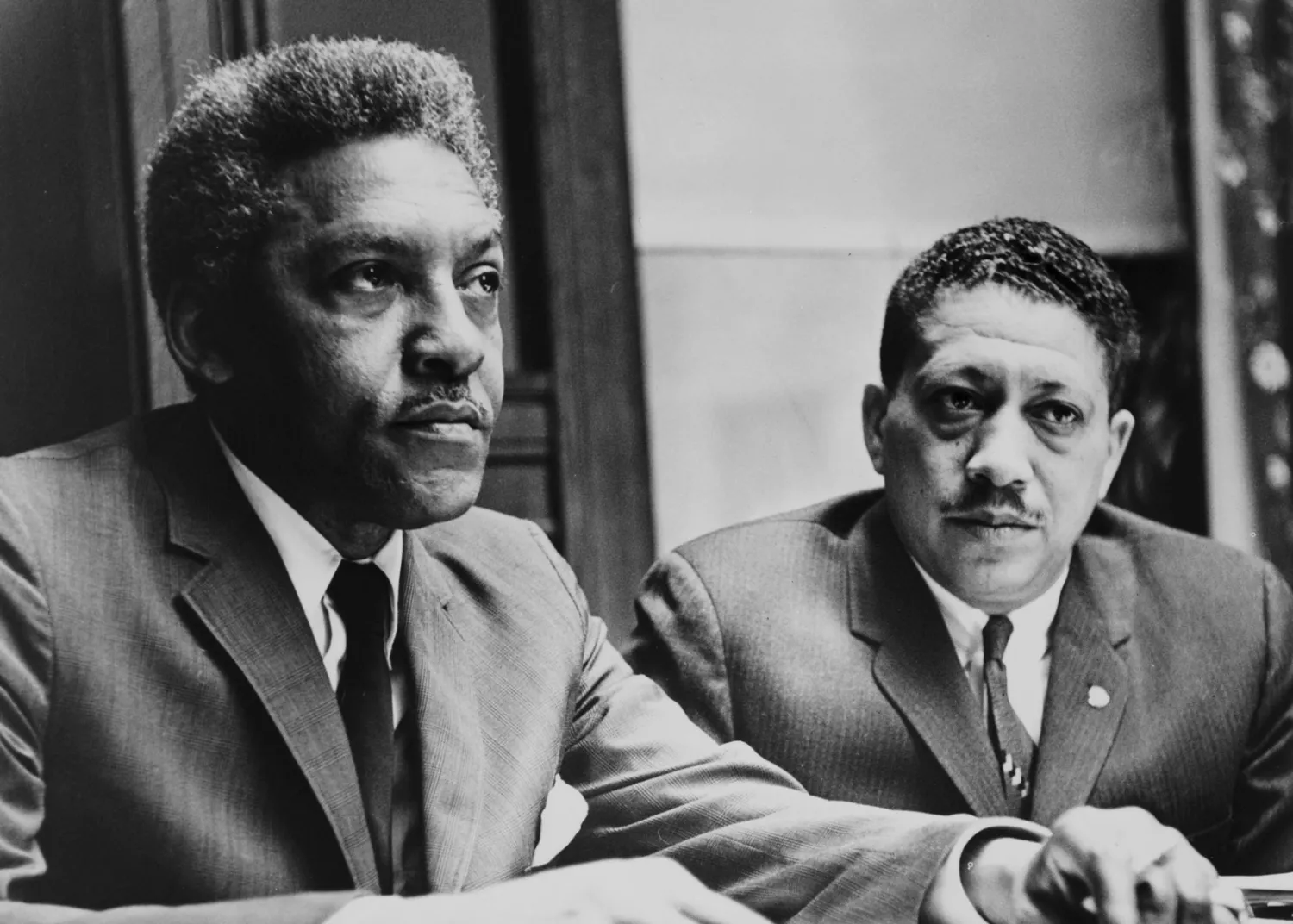 Bayard Rustin and Eugene Reed