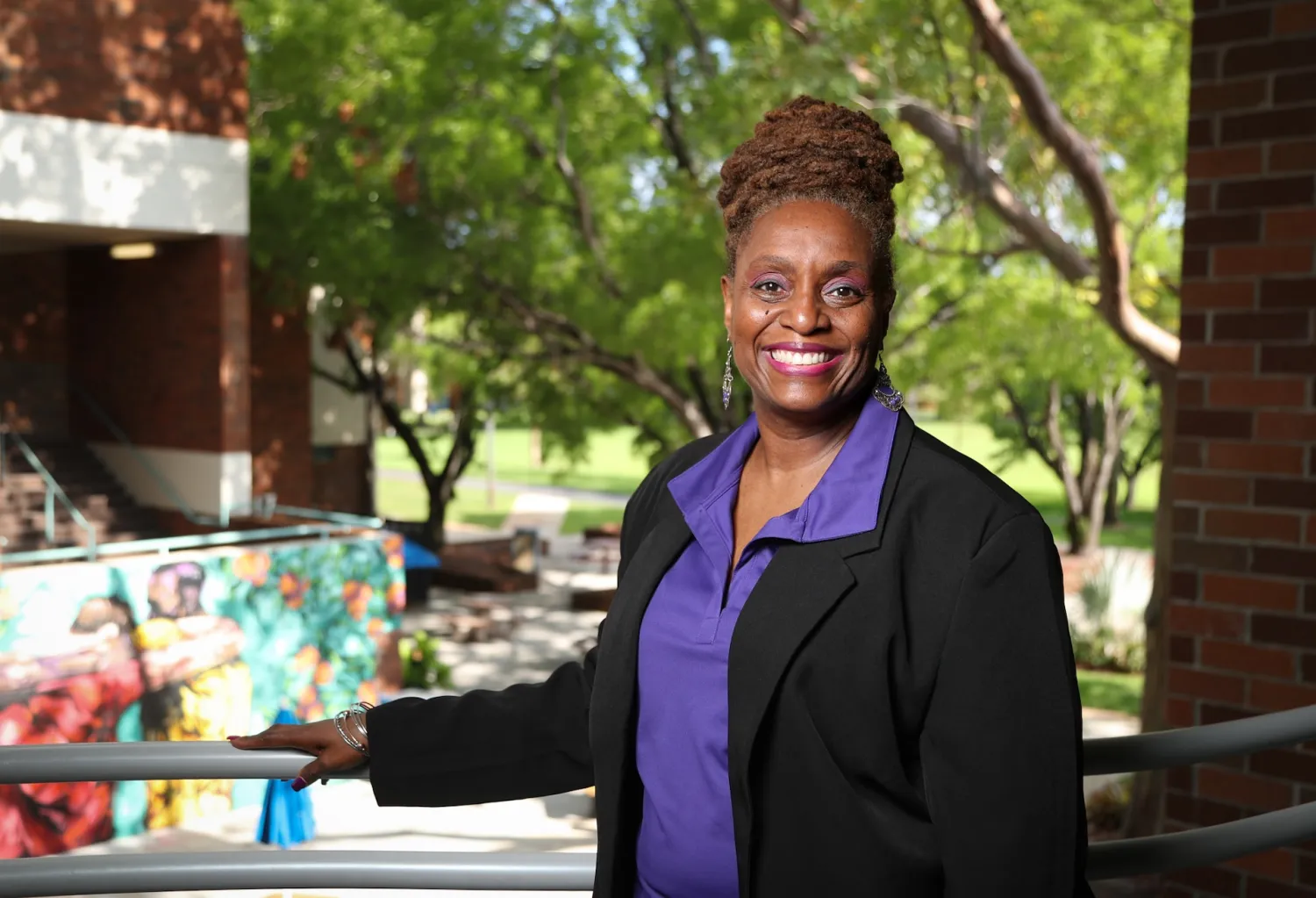 Teresa Hodge on Broward campus