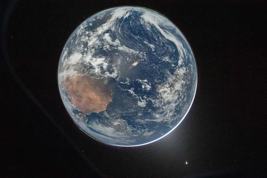 Earth view from Artemis II