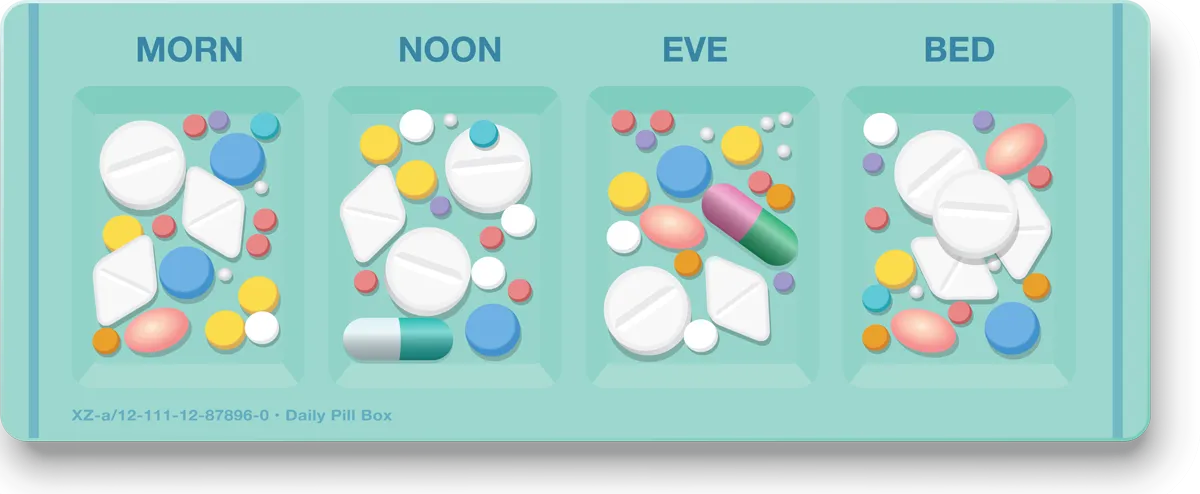 Daily pill box