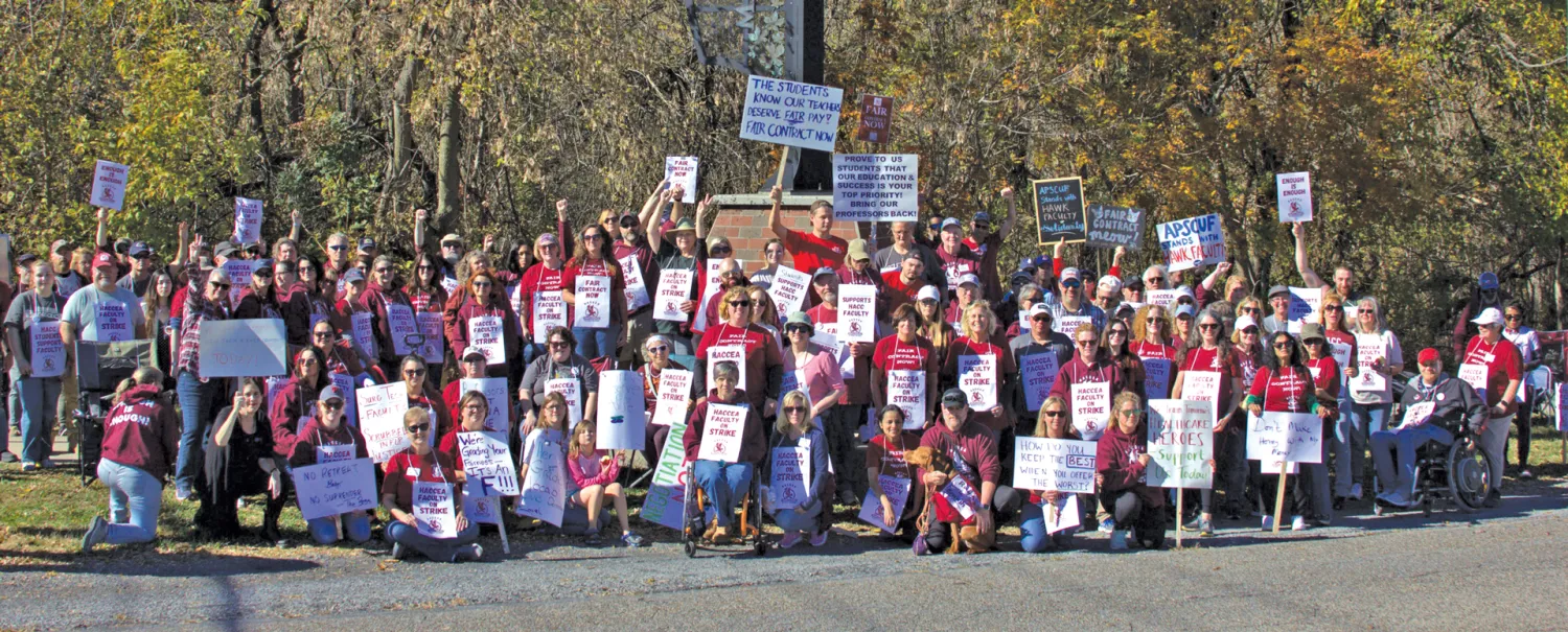 Harrisburg Area Community College Edu­cation Associ­ation Protest