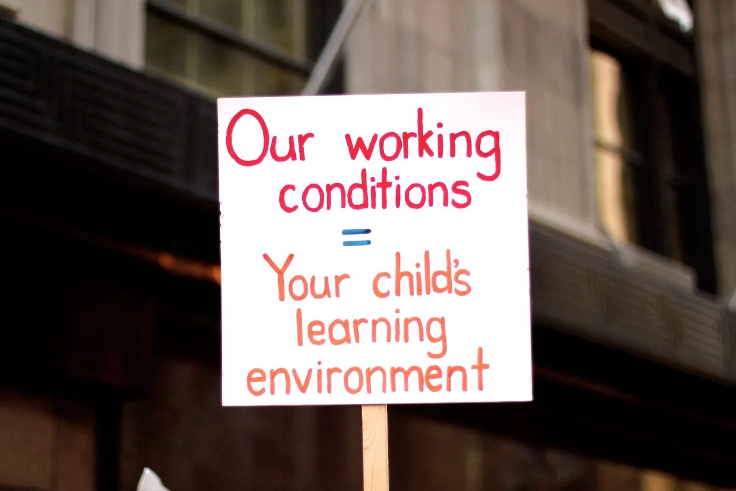 working conditions sign
