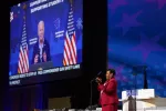 President Biden speaks via livestream to NEA RA in Orlando, Florida.