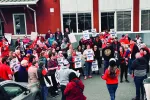 Port Angeles Paraeducators Association strike for higher wages.