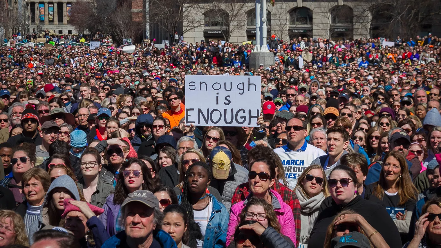 2018 March for Our Schools crowds
