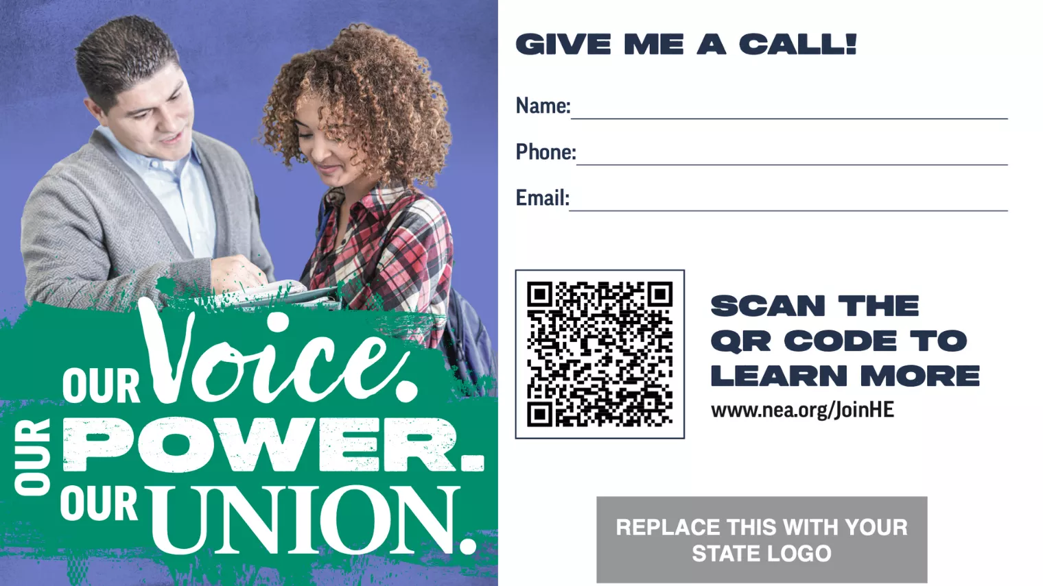 preview of version 1 of the Higher Ed Door Knock
