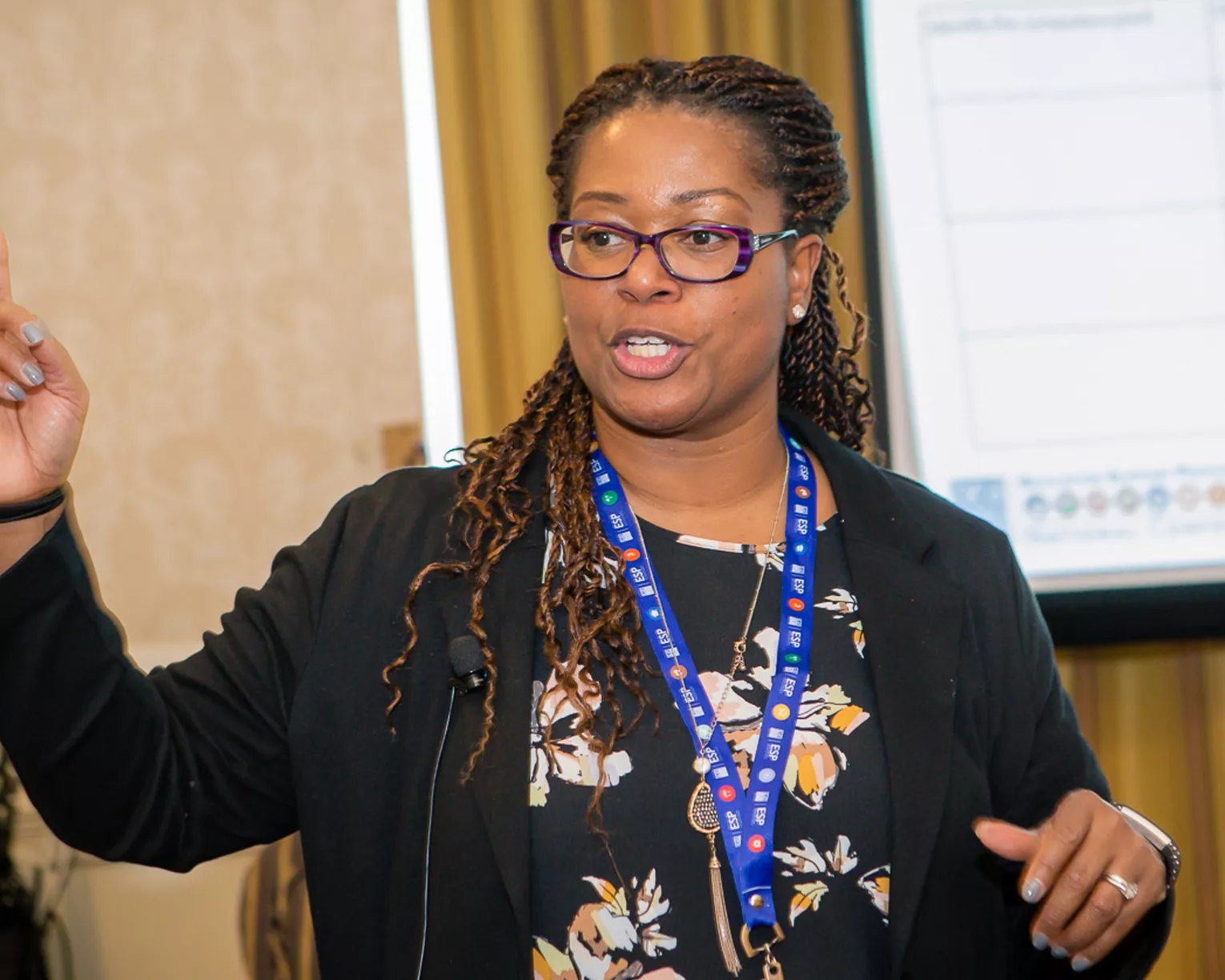 NEA member speaking at conference