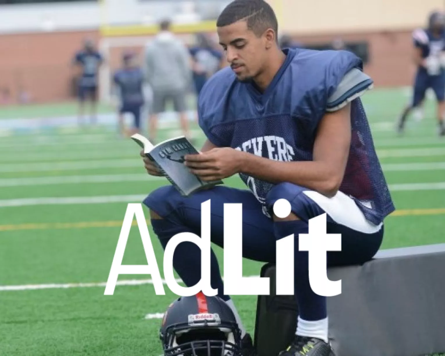 Football Player Reading
