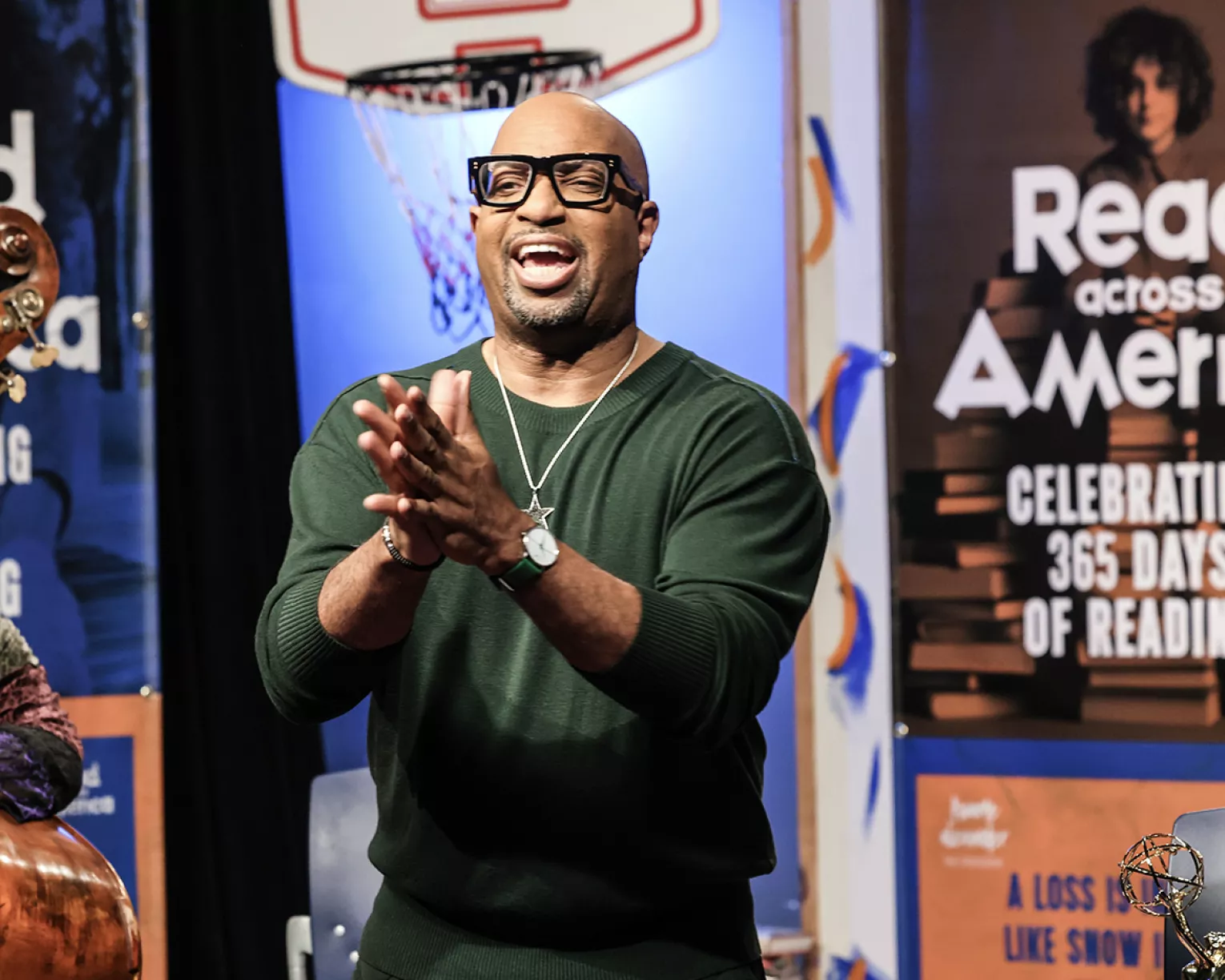 Kwame Alexander reads The Crossover to middle school students