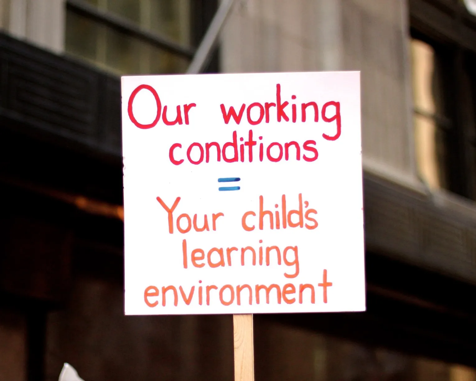 working conditions sign