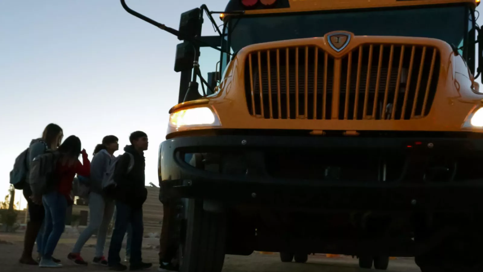 school bus at border