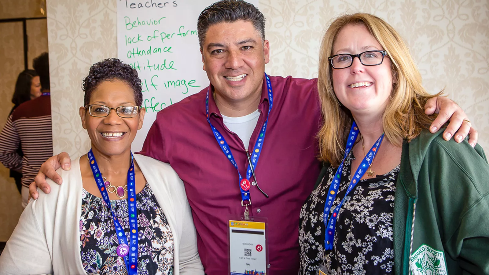 Attendees at NEA meeting