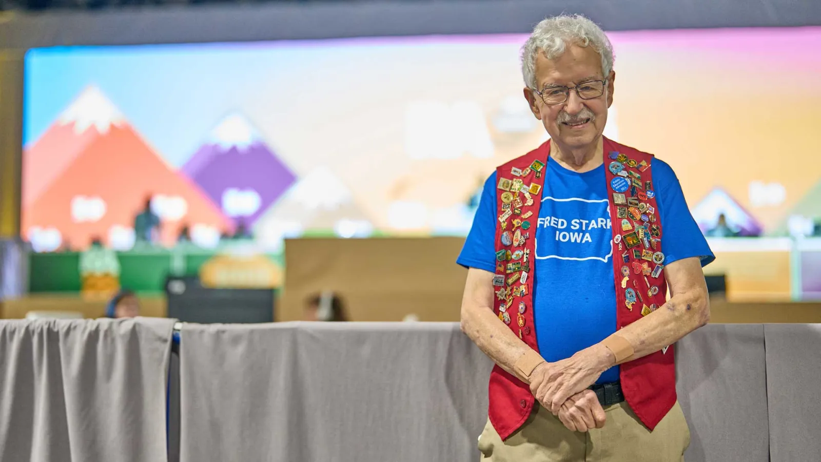 Union historian, Fred Stark from Iowa.