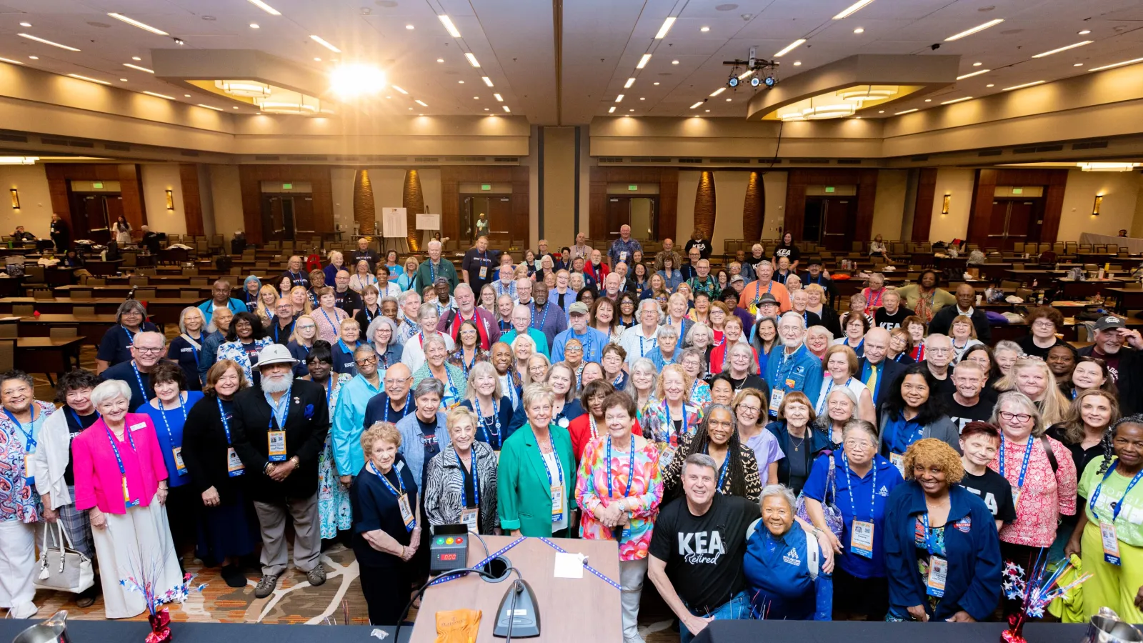 Group photo of the 2026 NEA-Retired Annual Meeting