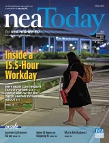 NEA Today for NEA Higher Ed Cover May 2026