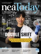 NEA Today for NEA Higher Ed Cover October 2026