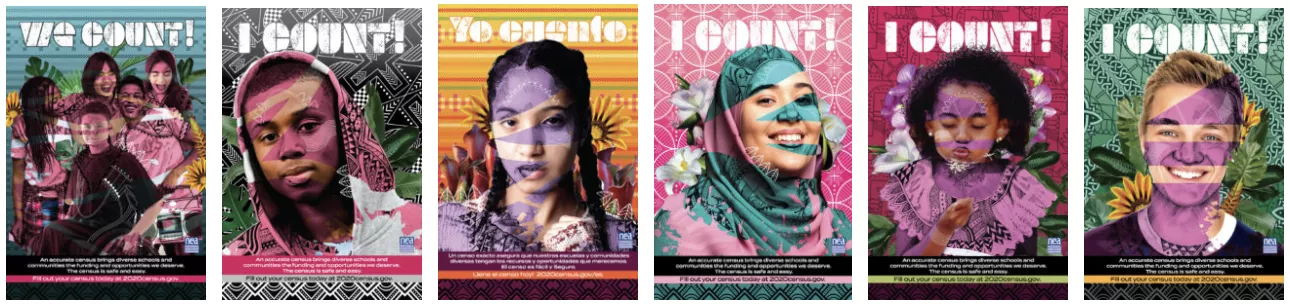 We Count Campaign 6 faces