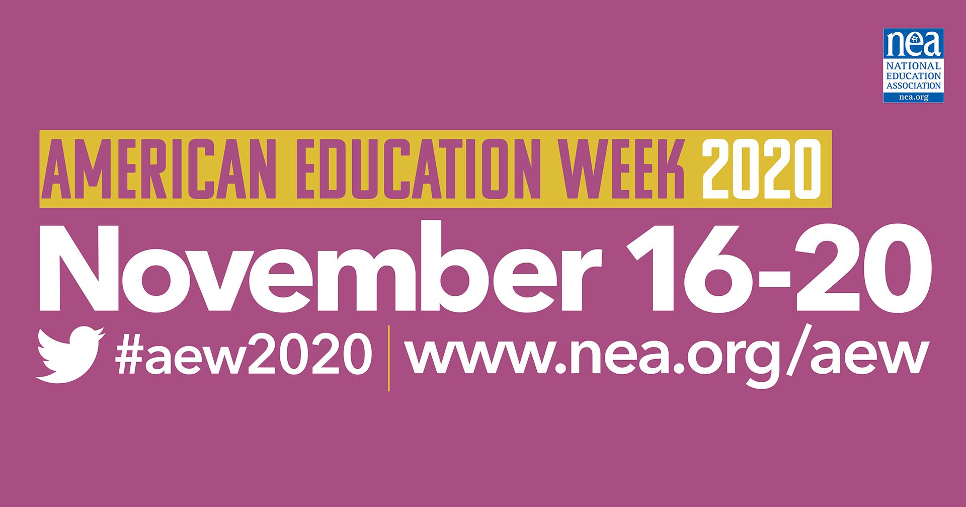 November 16–20, 2020 | NEA
