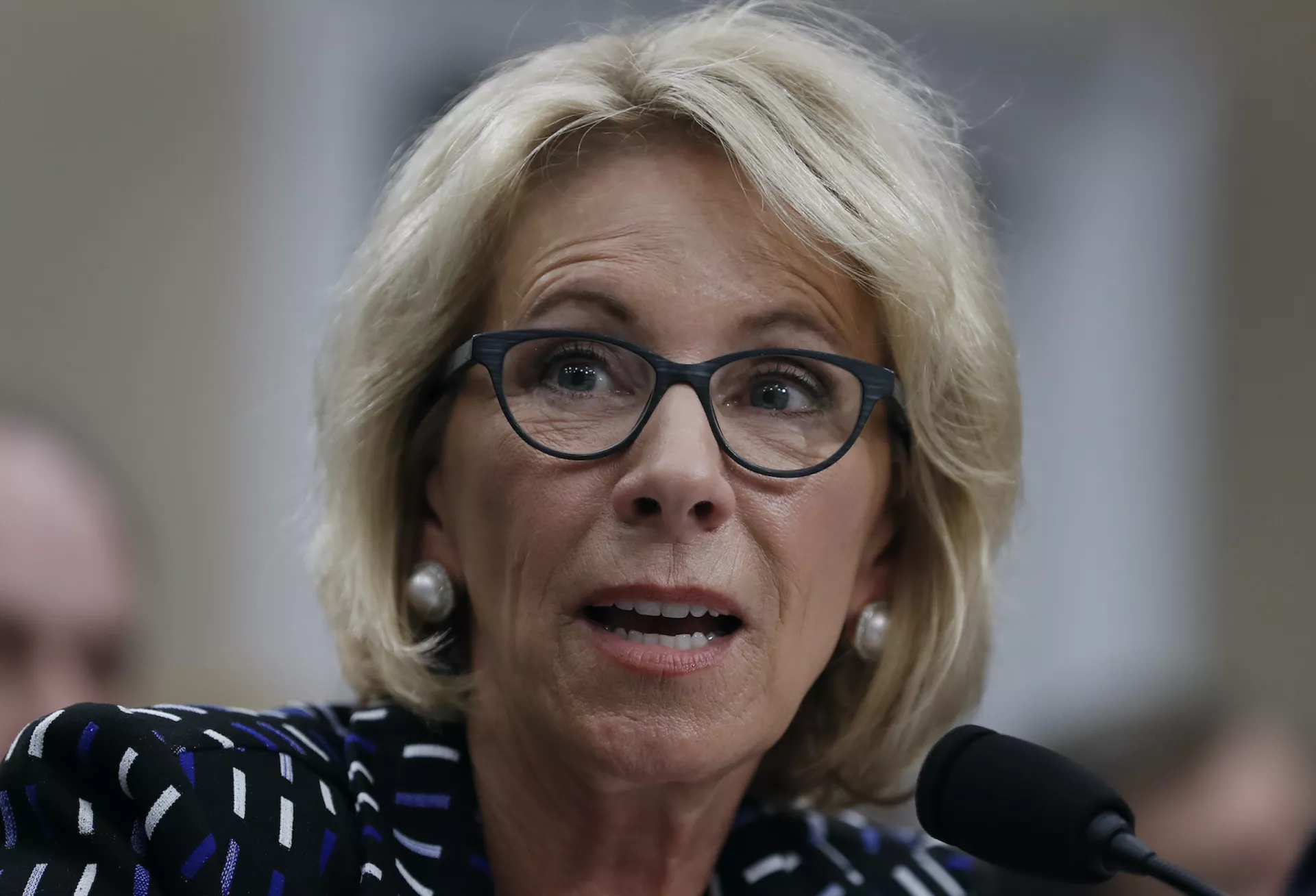 betsy devos hearing