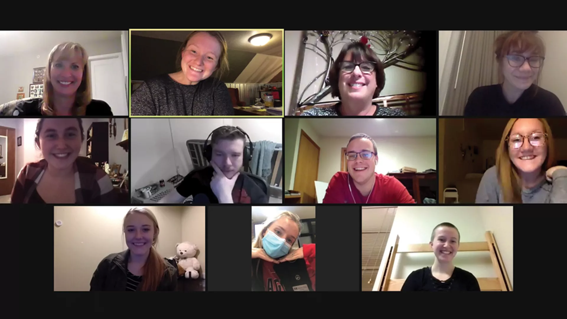 screenshot of zoom meeting