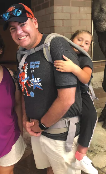 Ryan Neighbors and science teacher Jim Freeman