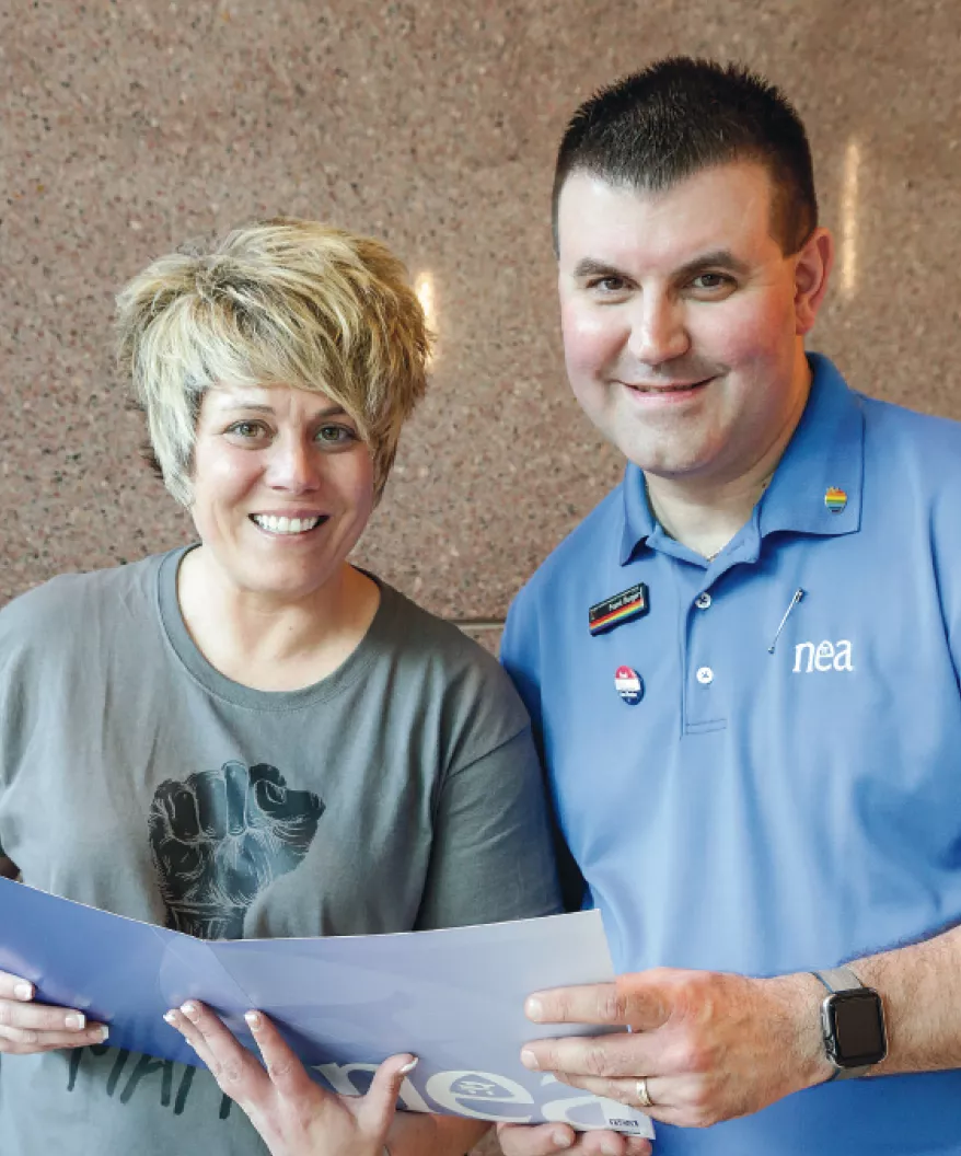 Frank Burger and Emilly Osterling