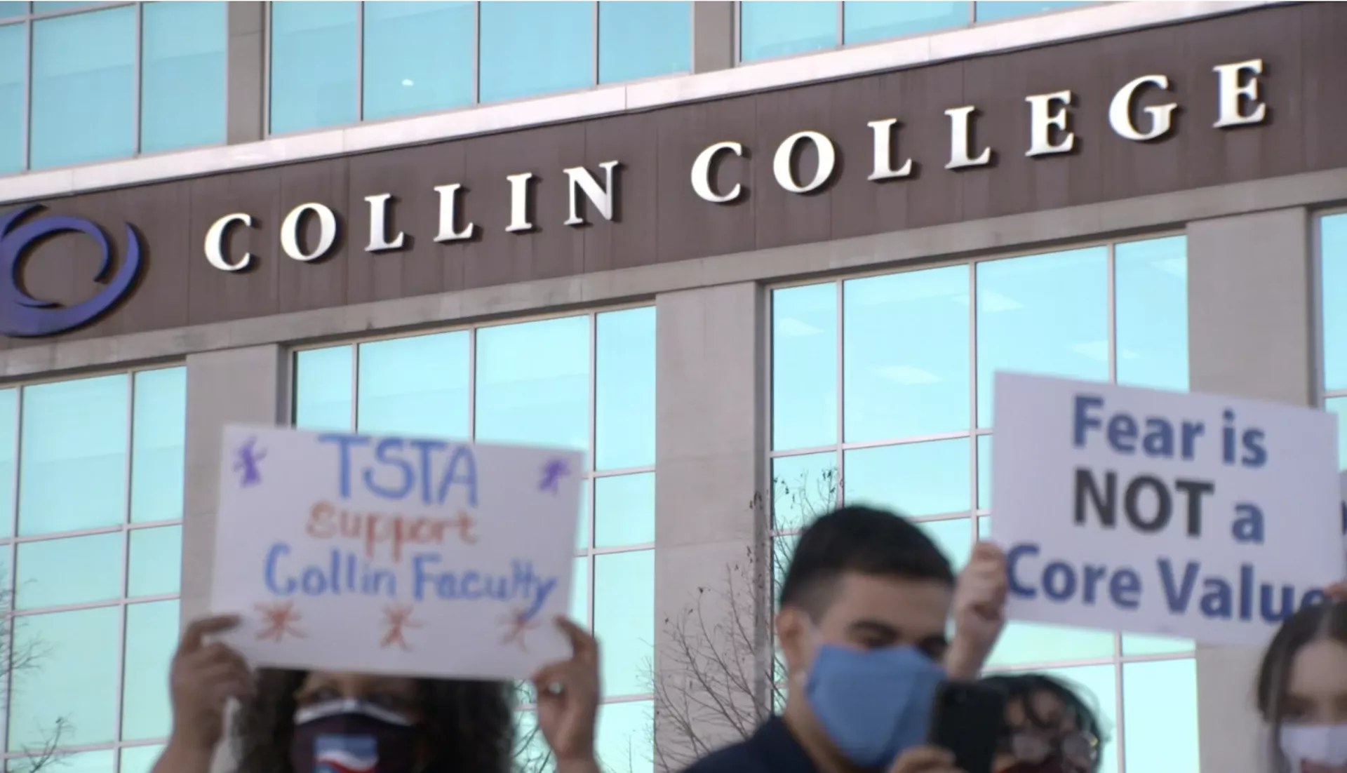 collin college protest