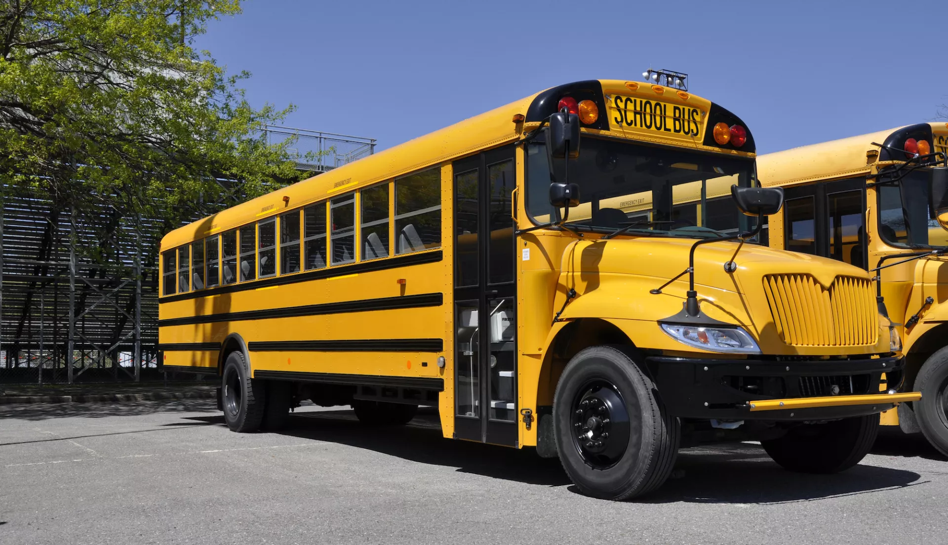 empty school bus