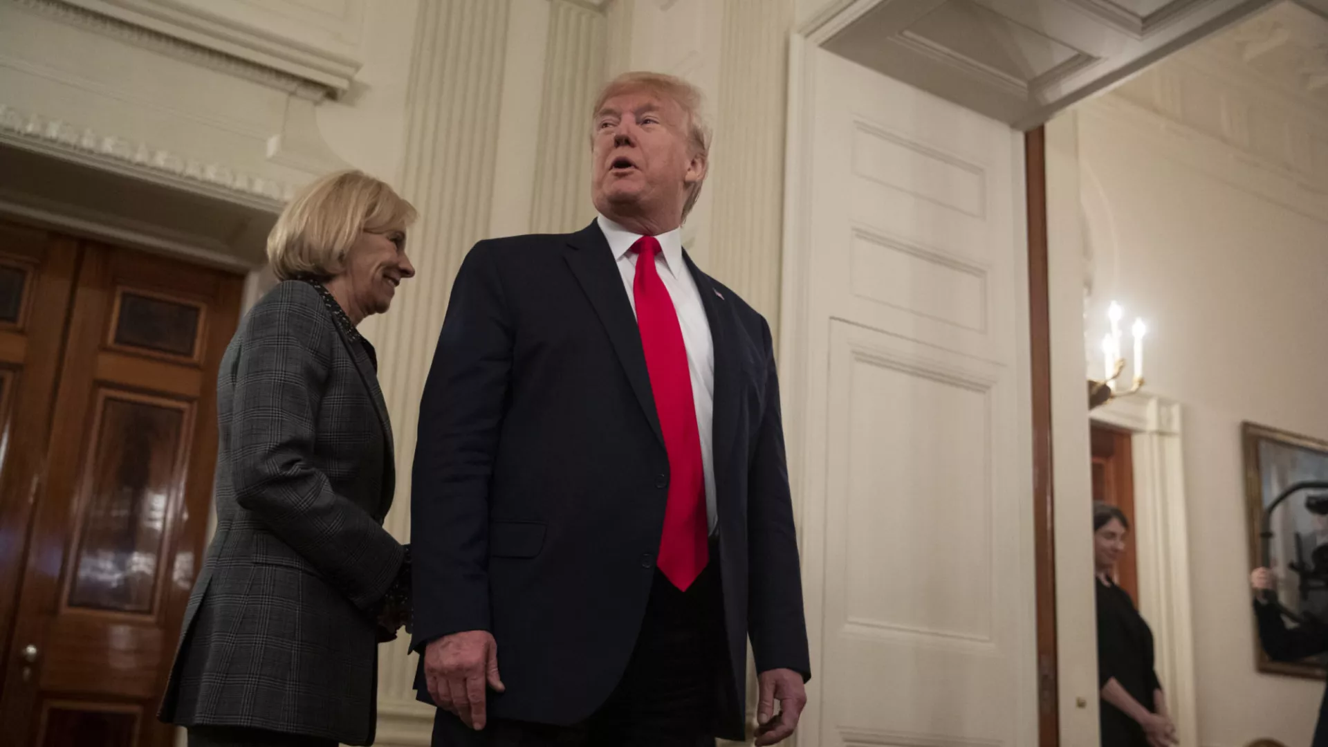 DeVos and Trump
