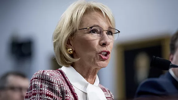 Betsy DeVos testifies