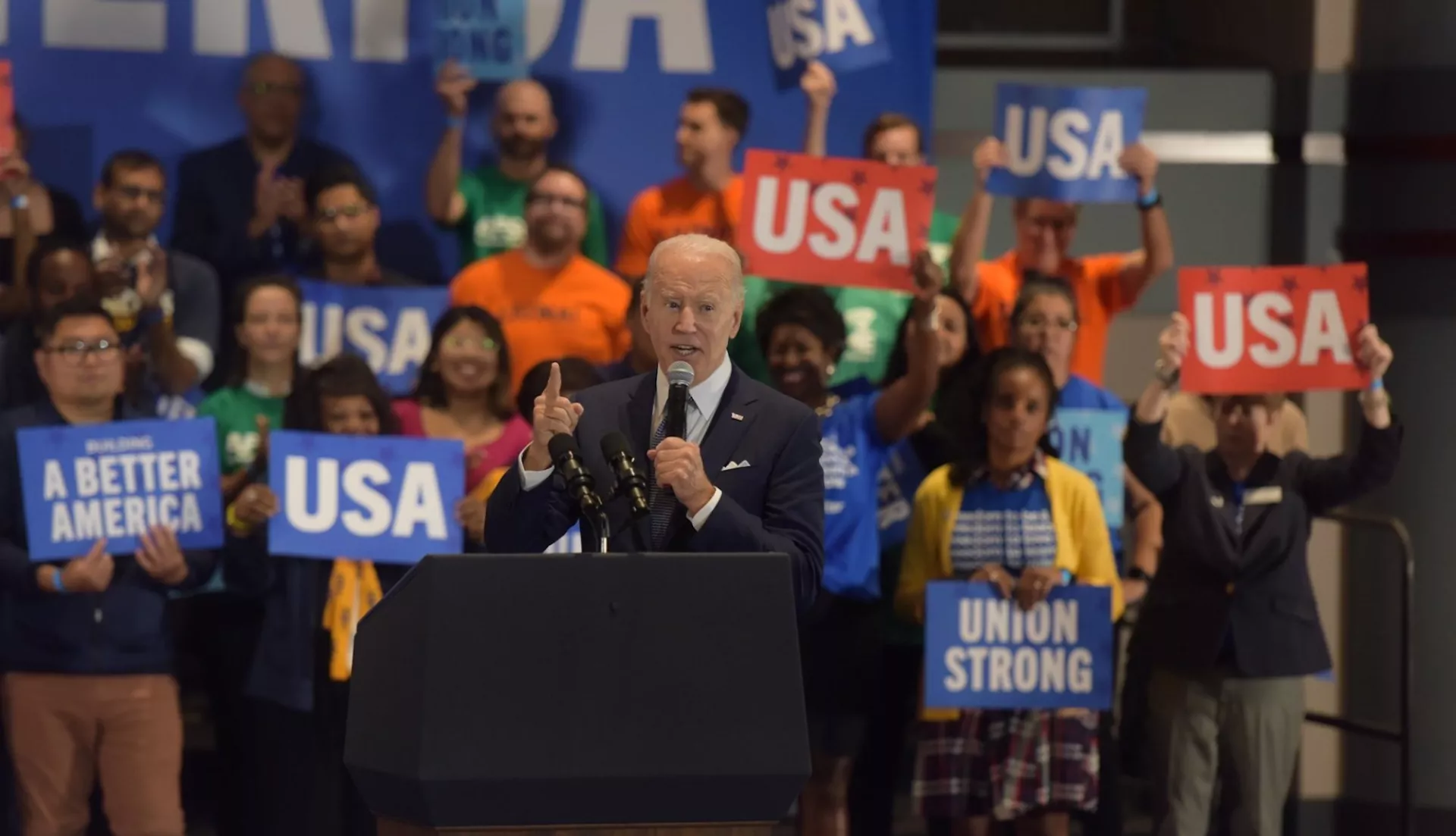 Biden at NEA