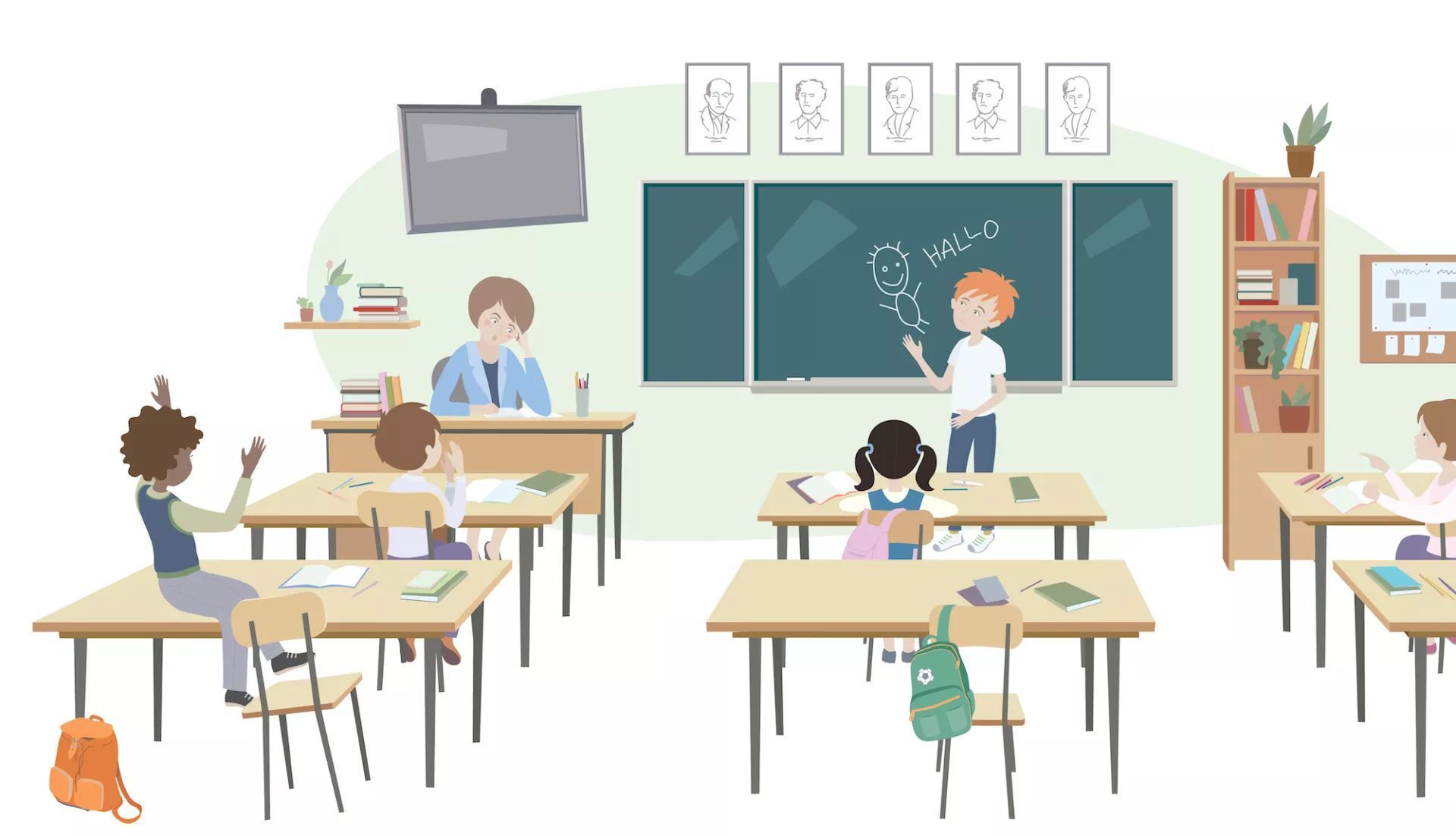 unruly classroom