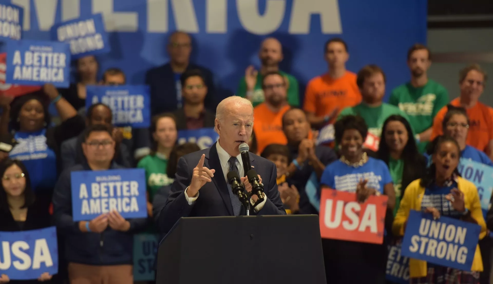 Biden at NEA