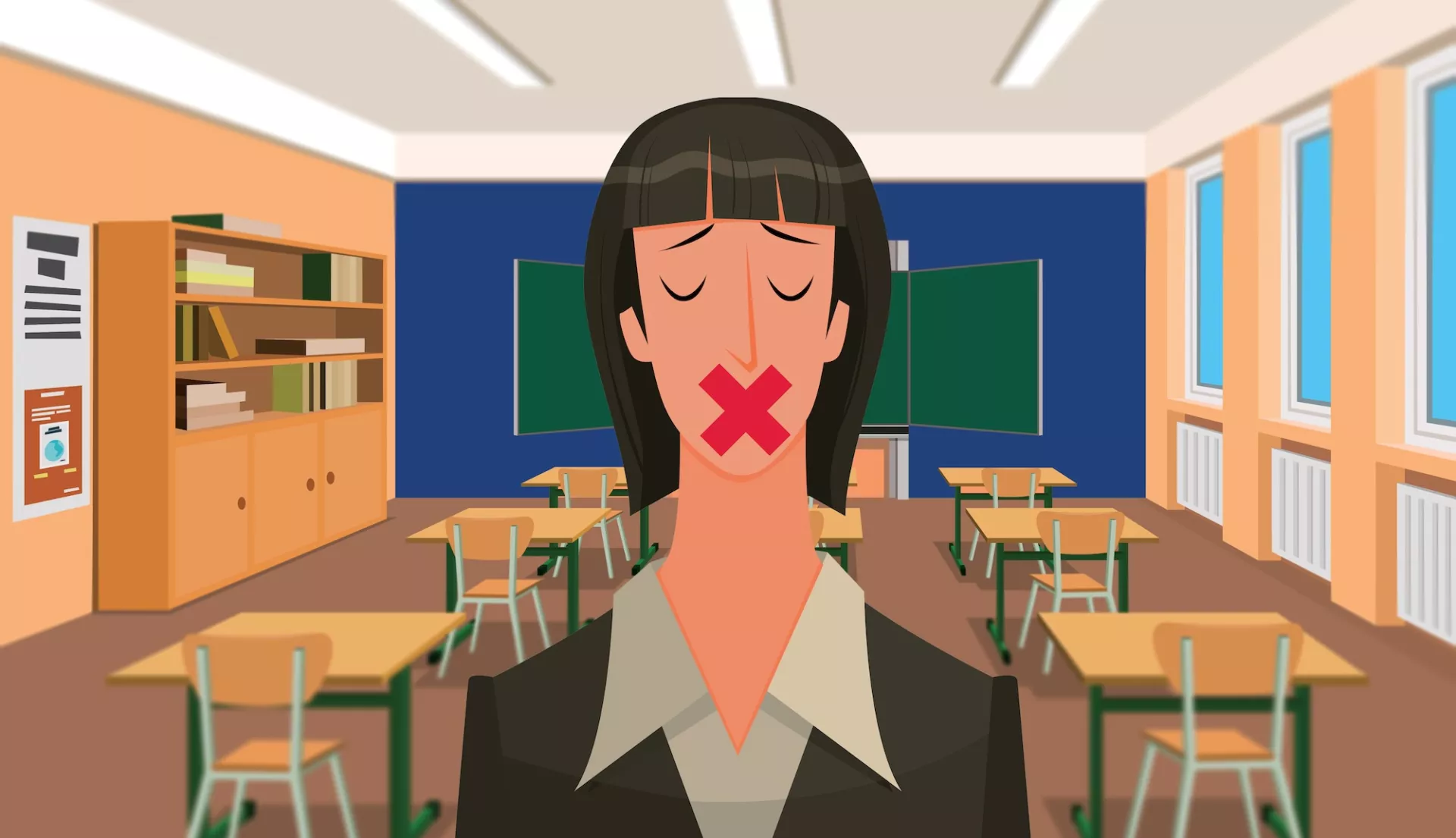 censoring teachers