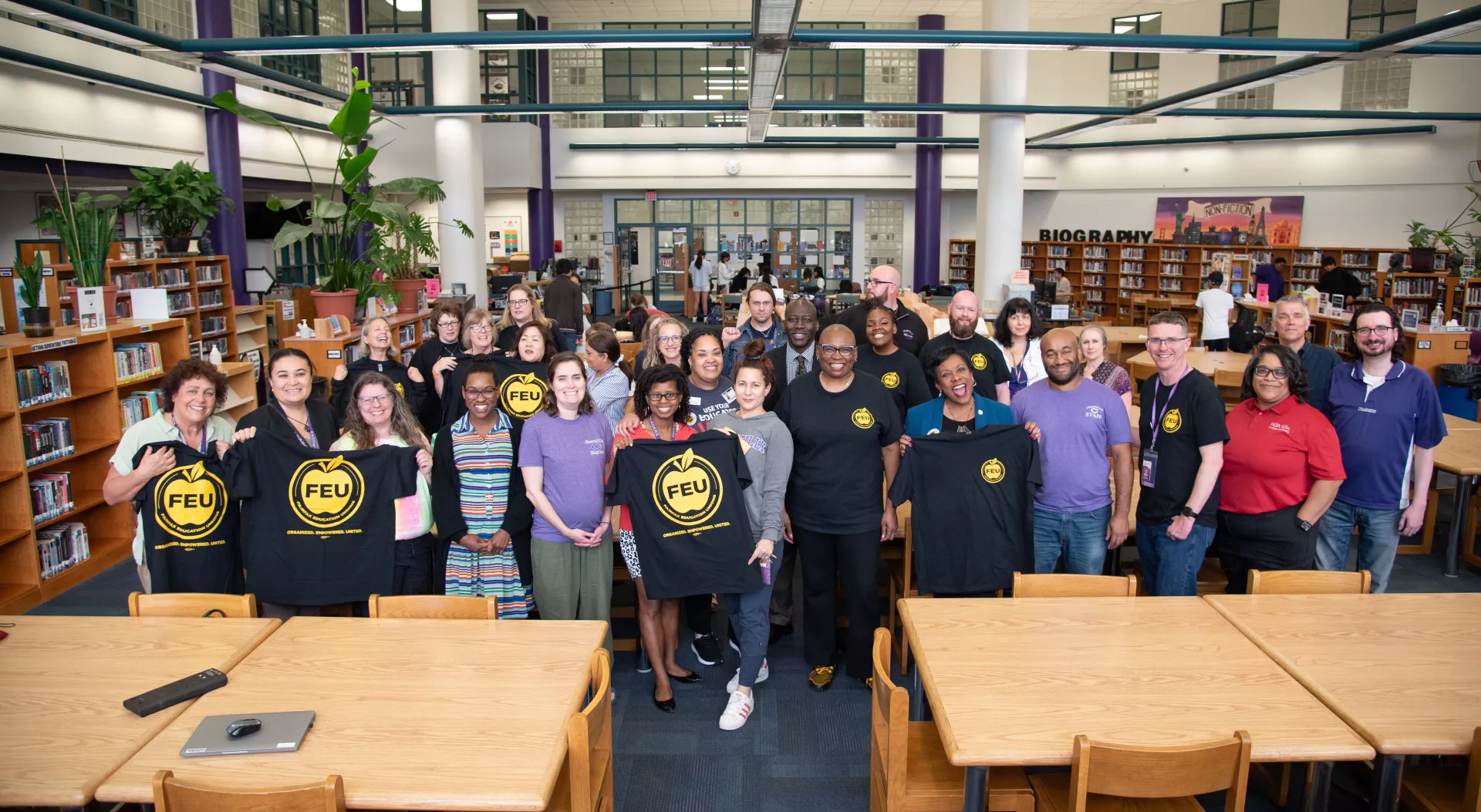 Group shot of FEA members