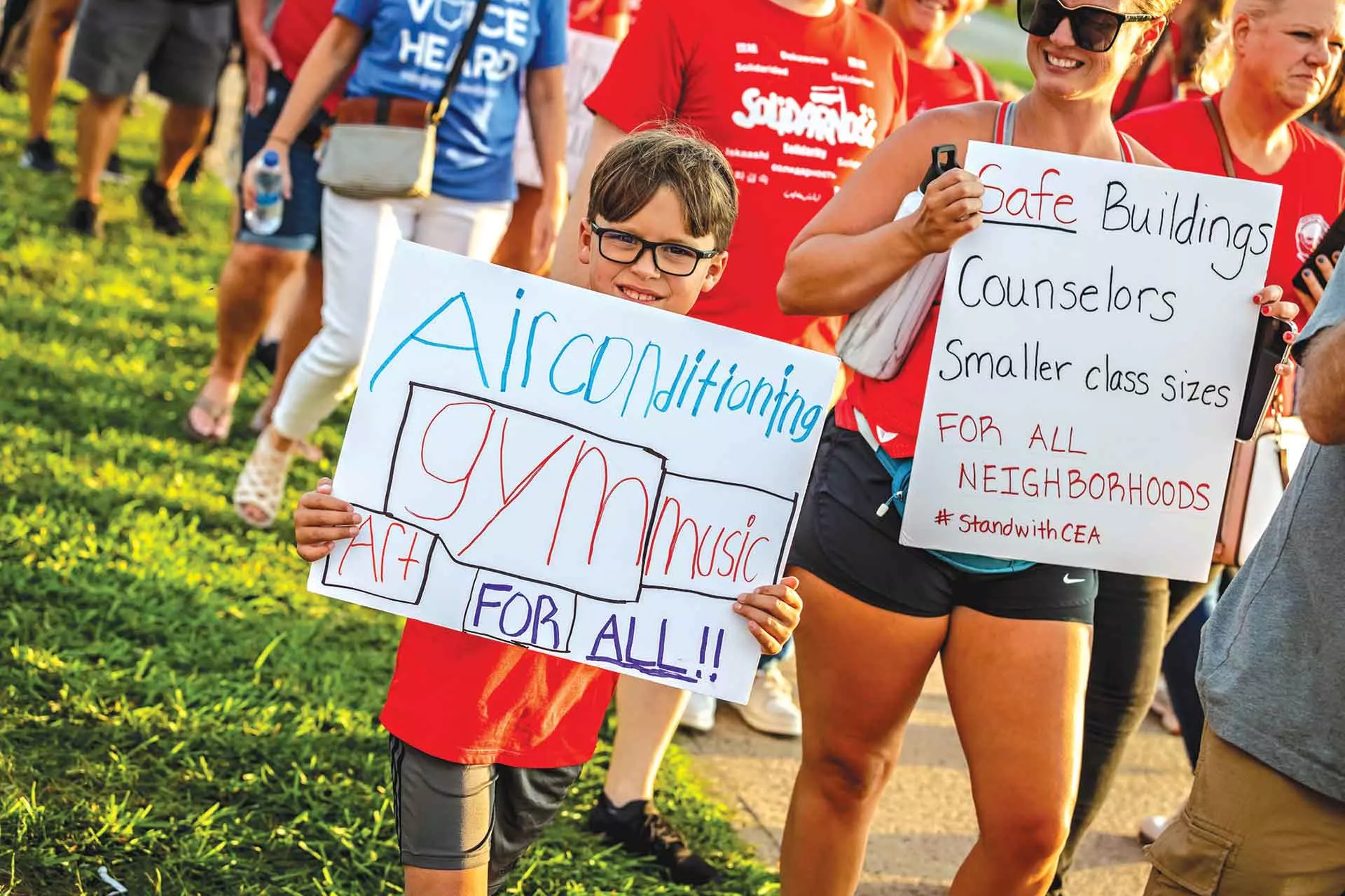 A picket line in Ohio