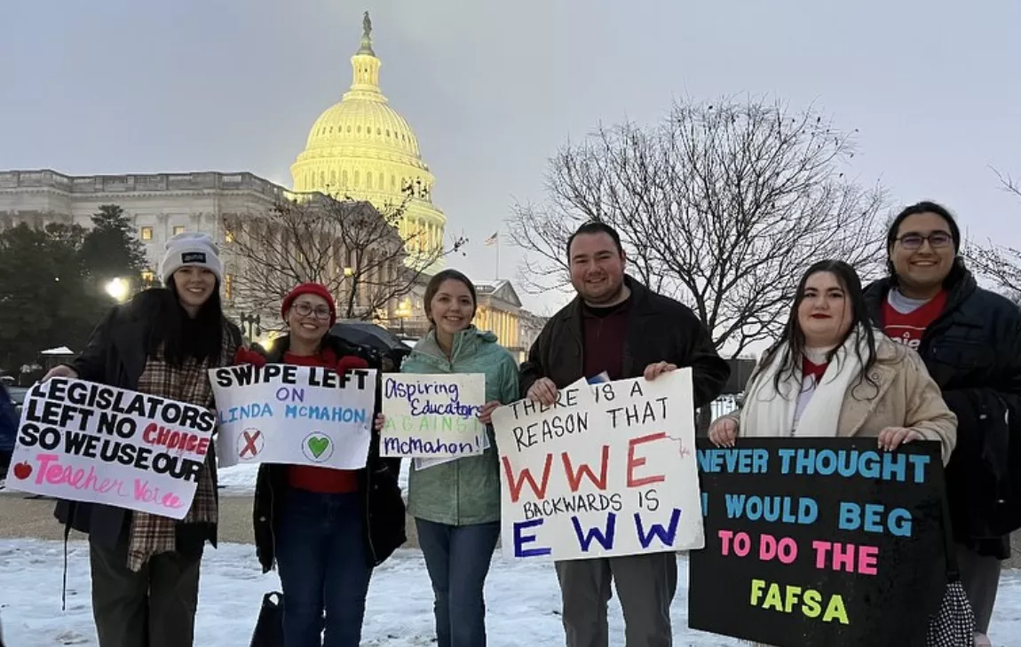 AE members at the Capitol