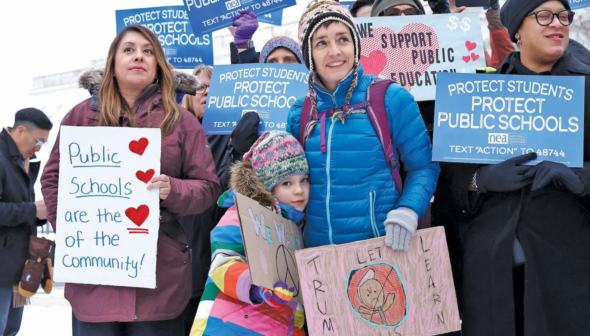 Rural community activist protesting Trump's anti-DEI policy.